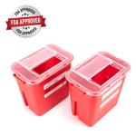 2-Pack Alcedo 2 Gallon Sharps Containers