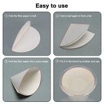 StonyLab 94mm Filter Paper Circles – 100 Pack