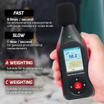 Digital Decibel Meter with Data Logging & Alarm