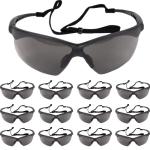 Rival Safety Glasses - Clear, Rubber Temples (12 Pairs)
