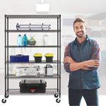 Heavy Duty NSF Wire Shelving Unit with Casters