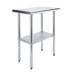 Stainless Steel Work Table with Undershelf - 30"x18