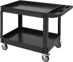 2-Shelf Service Cart with 500 lbs Capacity