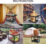 2-Shelf Service Cart with 500 lbs Capacity