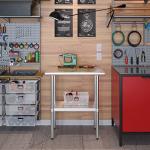 Stainless Steel Work Table with Undershelf - 30"x18