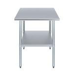 30" Stainless Steel Work Table with Undershelf