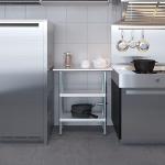 AmGood Stainless Steel Utility Work Table with Shelves