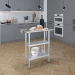 AmGood Stainless Steel Utility Work Table with Shelves