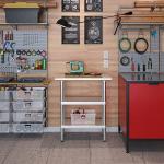 AmGood Stainless Steel Utility Work Table with Shelves