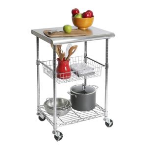 Seville Classics Stainless Steel Utility Work Table