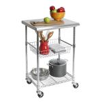 Seville Classics Stainless Steel Utility Work Table