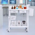 VEVOR Mobile Trolley Cart with Drawers and Bins