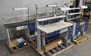 Set of 5 Kavo Dental Lab Benches