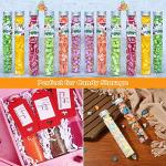 Oungy 50-Pack Clear Plastic Test Tubes with Caps