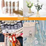 Oungy 50-Pack Clear Plastic Test Tubes with Caps