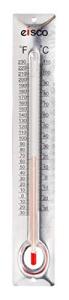 EISCO Aluminum Thermometer -30 to 110°C / 30 to 230°F