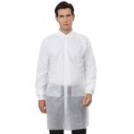 Greenour Disposable Lab Coats with Pockets - 10 Pack
