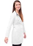 Women's 33" Belted Universal Lab Coat - White