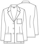 Dickies Women's 28" White Poplin Lab Coat