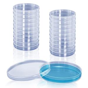 20 Pack Sterile 90mm Plastic Petri Dishes