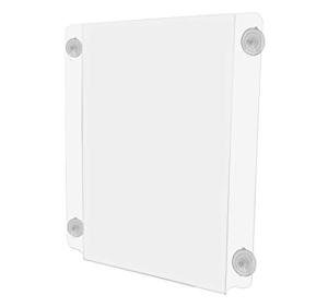 Acrylic Double-Sided Sign Holder with Suction Cups
