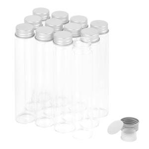50ml Glass Test Tubes with Screw Caps - 12PCS
