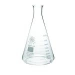 5000mL Borosilicate Glass Erlenmeyer Flask