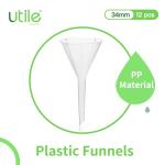 12pcs Plastic Analytical Funnel Set for Labs