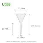 12pcs Plastic Analytical Funnel Set for Labs