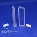 UV Quartz Cuvette Cell Set - 2mm Pathlength