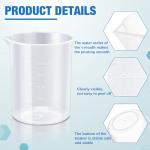 Tanlade Plastic Beakers - 36 Pack, 250 ml