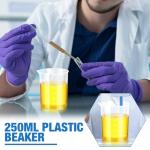 Tanlade Plastic Beakers - 36 Pack, 250 ml