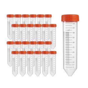 50mL Conical Centrifuge Tubes - 25 Pack