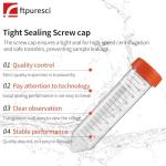 50mL Conical Centrifuge Tubes - 25 Pack