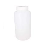 10-Pack 1000ml Wide Mouth Plastic Lab Bottles