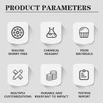 10-Pack 1000ml Wide Mouth Plastic Lab Bottles