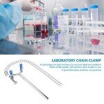 Stainless Steel Adjustable Lab Glassware Chain Clamp