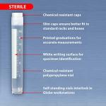 CryoClear 5mL Barcoded Cryogenic Vials – Case of 50