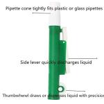 10ml Green Pipette Pump for Plastic & Glass