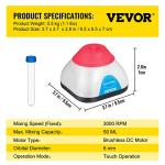 VEVOR Mini Vortex Mixer for Lab Use