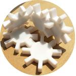 3-Pack PTFE Magnetic Stir Bars - Gear Shape