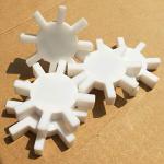 3-Pack PTFE Magnetic Stir Bars - Gear Shape