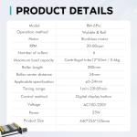 Digital Tube Roller Mixer with Adjustable Speed