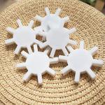 3-Pack PTFE Magnetic Stir Bars - Gear Shape