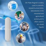 30mm White PTFE Magnetic Stirrer Bars - 20 Pack