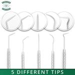 5-Piece Stainless Steel Precision Probe Set