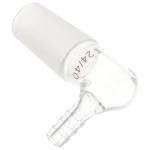 Bent Inlet Adapter 24/40 for Lab Equipment