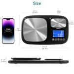 BOMATA Dual Platform Digital Kitchen Scale, 15kg/0.01g