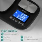 BOMATA Dual Platform Digital Kitchen Scale, 15kg/0.01g
