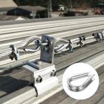 PATIKIL M3 Stainless Steel Wire Rope Thimbles - 20 Pack